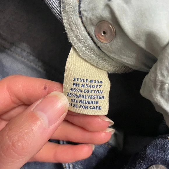 CAbi Straight Leg low rise Dark Wash Jeans Size 4 Women's - Picture 6 of 8